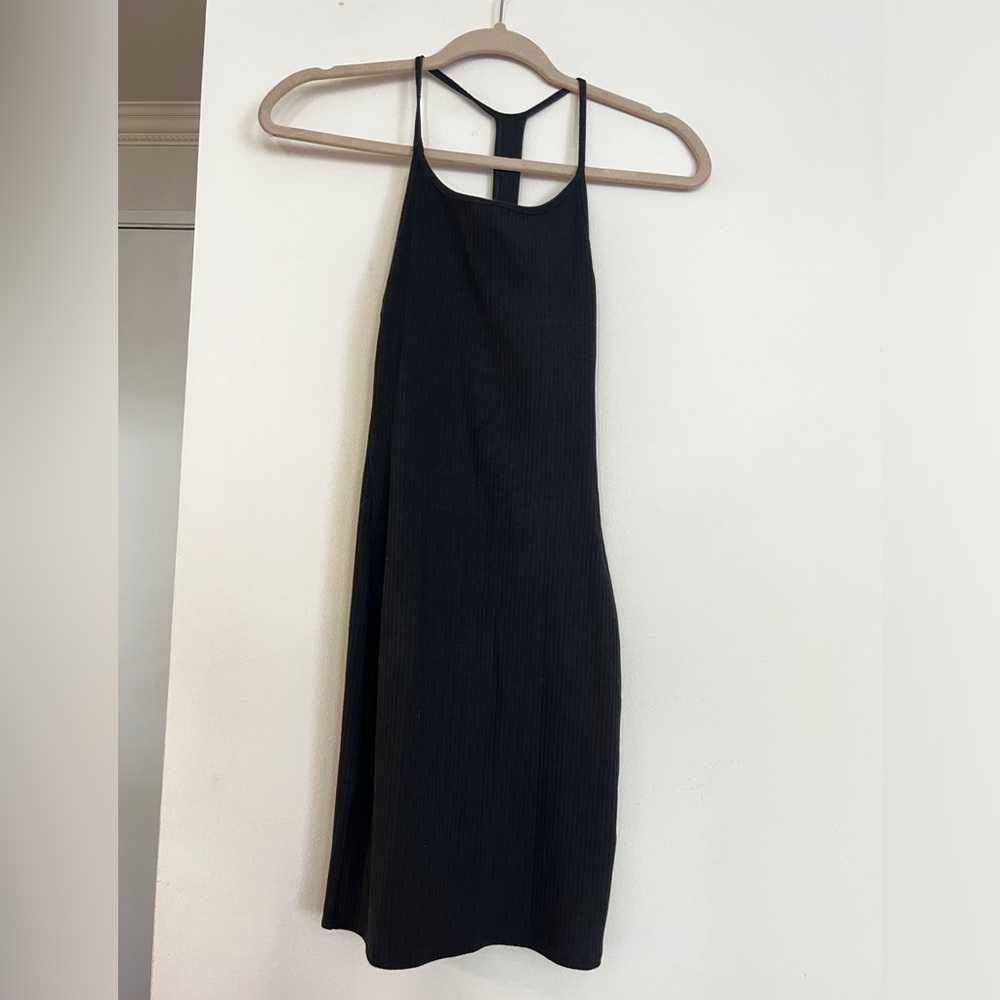 Black mini dress
